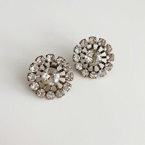 J. Crew Crystal Snowflake Stud Earrings